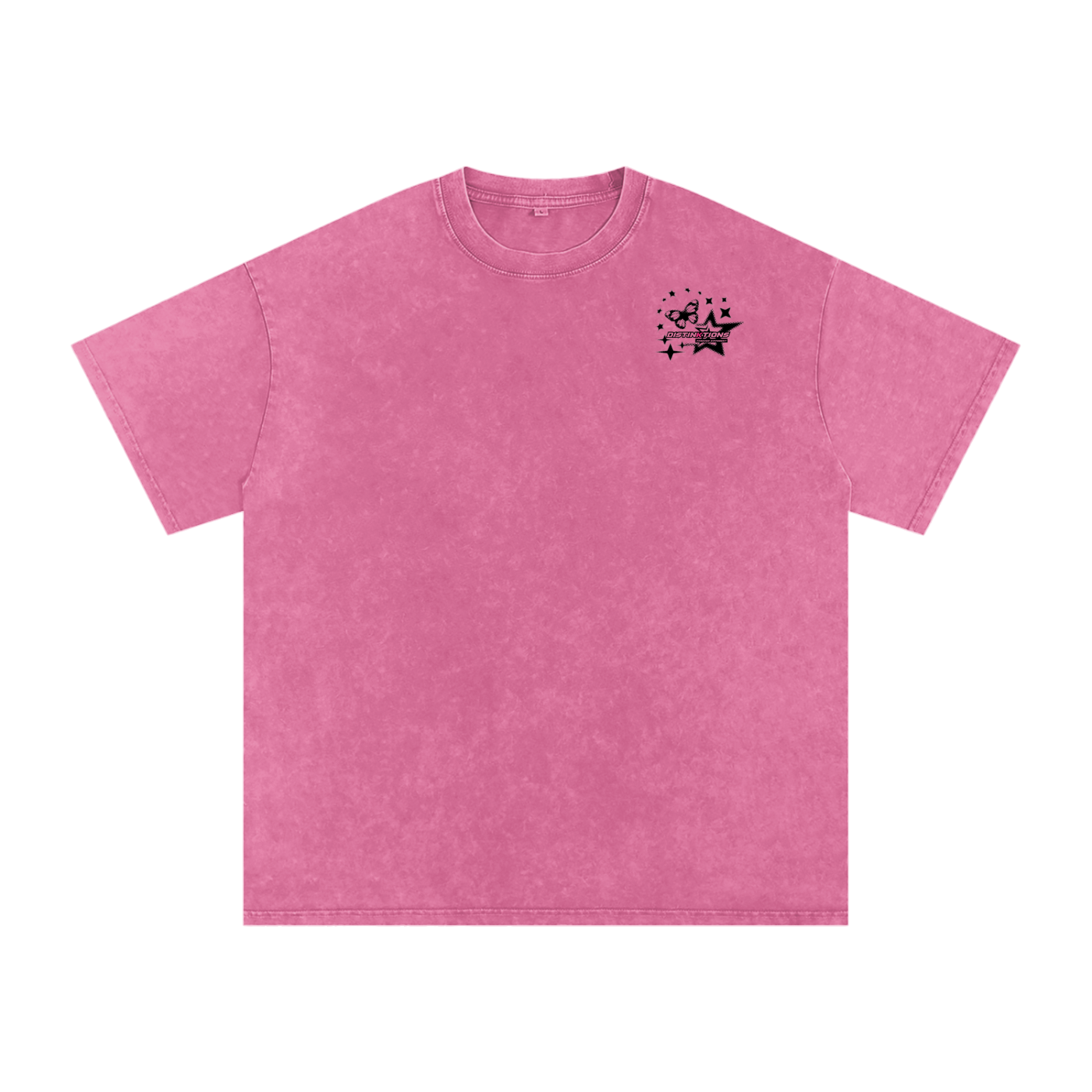 “VARIETY” SNOW WASHED OVERSIZED COTTON TEE