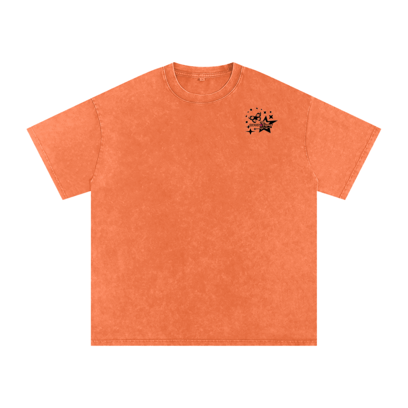 “VARIETY” SNOW WASHED OVERSIZED COTTON TEE