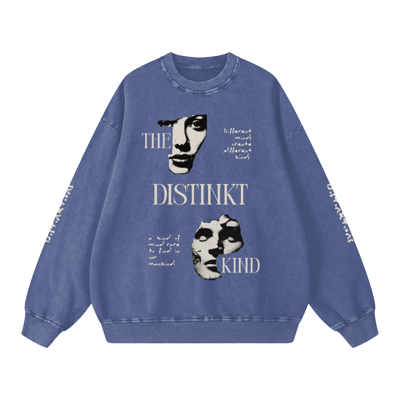 "DISTINKT KIND" SNOW WASHED OVERSIZED SWEATSHIRT